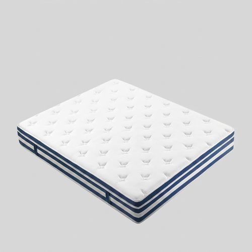 Borcolo 12 inch King hybrid mattress, fiberglass-free